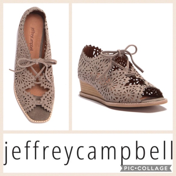 jeffrey campbell laser cut wedge